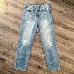 Point Sur Distressed Boyfriend Jeans New